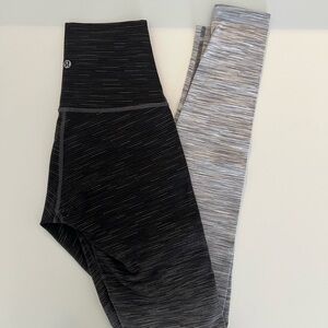 Lululemon Wunder Under High-Rise Leggings Ombré Space Dye Size 6